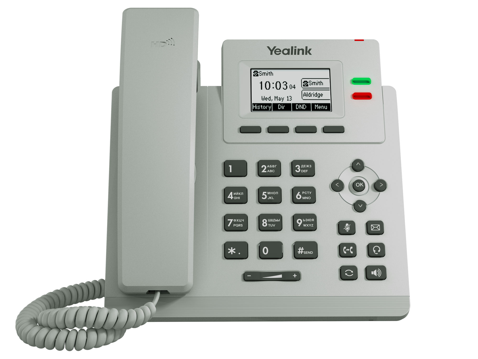 Настольный телефон Yealink SIP-T31P белый (Light Gray) SIP-T31P Light Gray